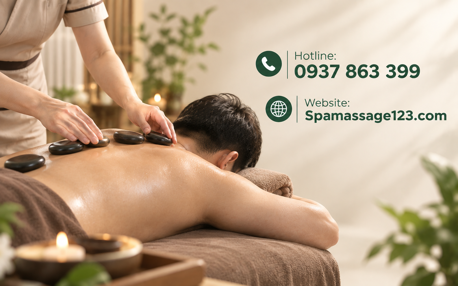Massage Y học cổ truyền kết hợp các kỹ thuật xoa bóp, day ấn và bấm huyệt phù hợp.